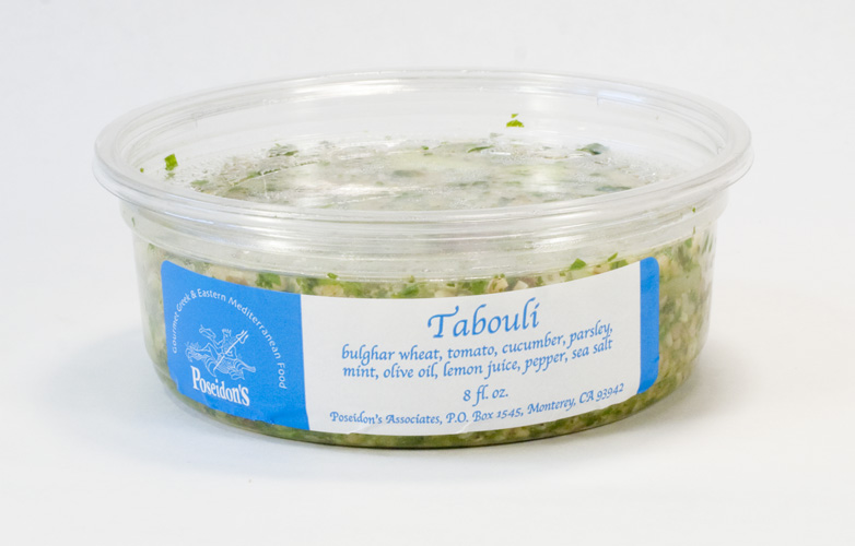 Poseidon' Tabouli Salad in deli container